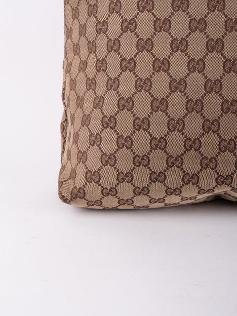 Gucci Vintage GG Canvas Shoulder Bag