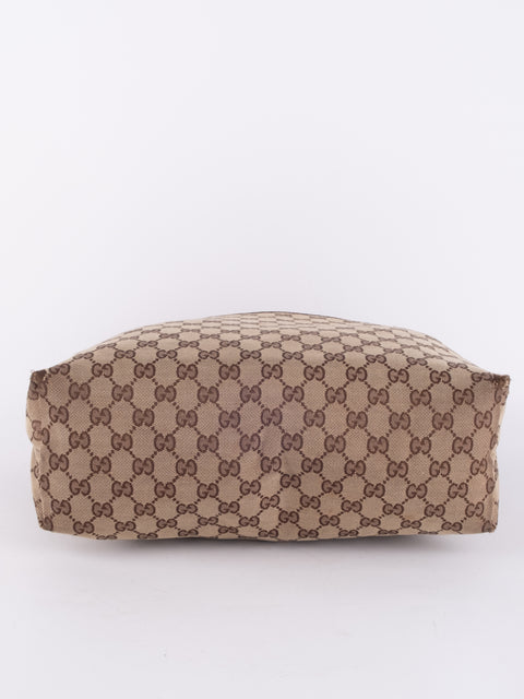 Gucci Vintage GG Canvas Shoulder Bag