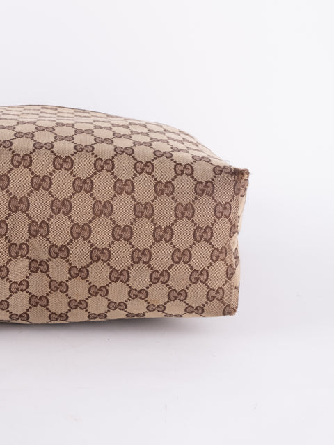 Gucci Vintage GG Canvas Shoulder Bag