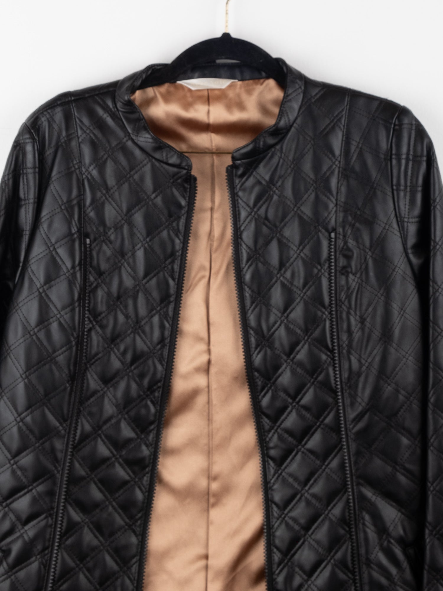 Black Quilted Coat
