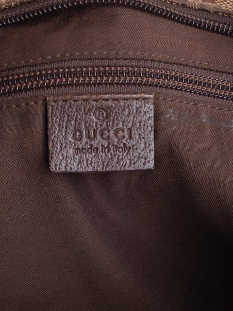 Gucci Vintage GG Canvas Shoulder Bag