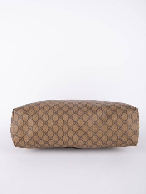 Gucci GG Vintage Brown Large Tote Bag