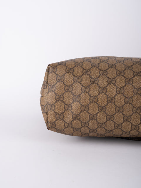 Gucci GG Vintage Brown Large Tote Bag