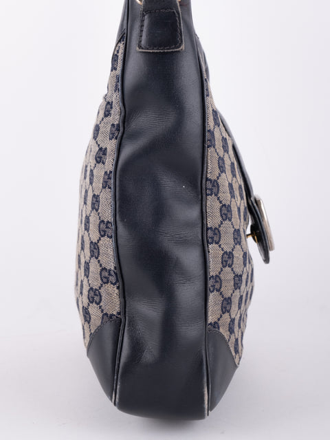 Gucci Vintage GG Canvas Shoulder Bag