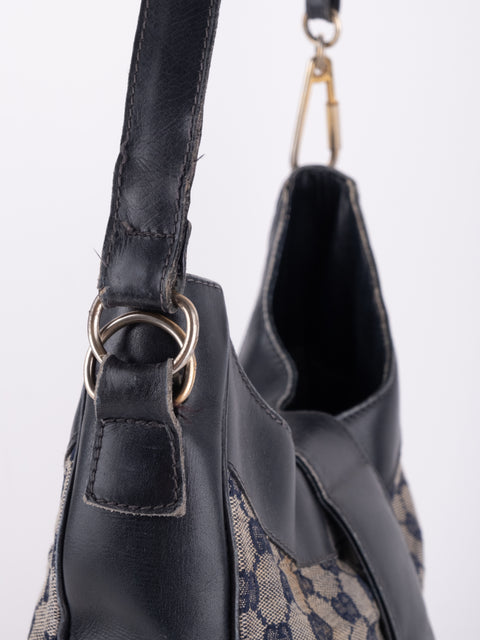 Gucci Vintage GG Canvas Shoulder Bag