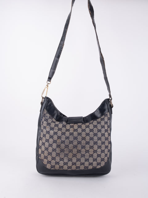 Gucci Vintage GG Canvas Shoulder Bag