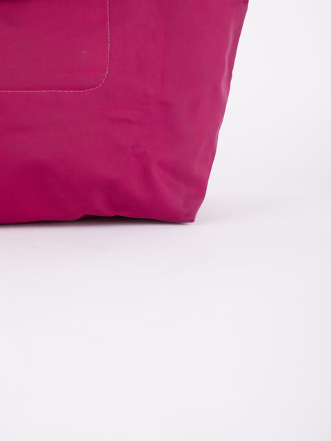 LONGCHAMP Vintage Le Pliage Fuchsia Small Handbag