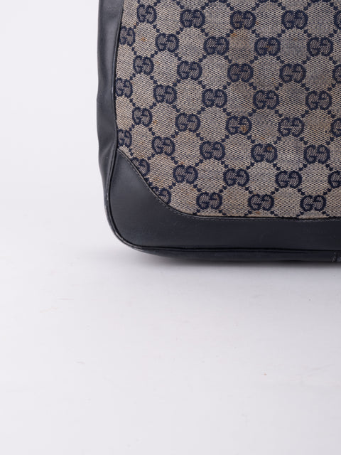 Gucci Vintage GG Canvas Shoulder Bag