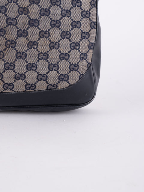 Gucci Vintage GG Canvas Shoulder Bag