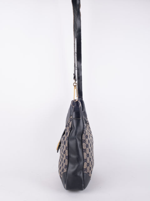 Gucci Vintage GG Canvas Shoulder Bag