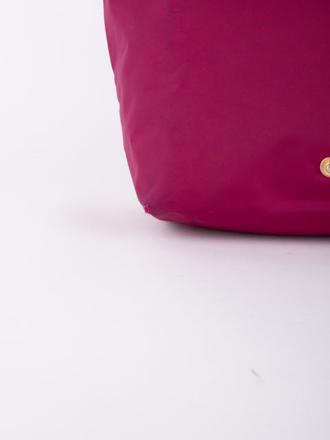 LONGCHAMP Vintage Le Pliage Fuchsia Small Handbag