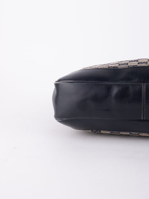 Gucci Vintage GG Canvas Shoulder Bag