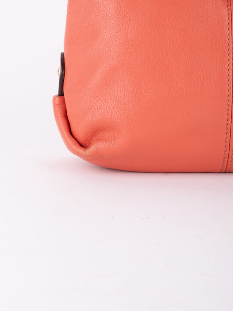 Coach Vintage Orange Leather Shoulder Bag