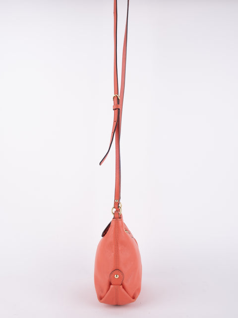 Coach Vintage Orange Leather Shoulder Bag