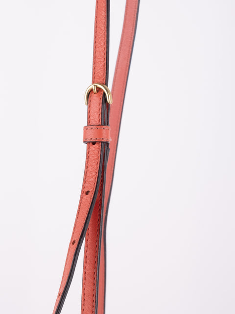 Coach Vintage Orange Leather Shoulder Bag