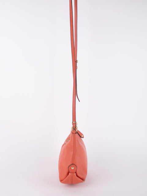 Coach Vintage Orange Leather Shoulder Bag