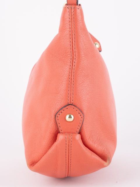 Coach Vintage Orange Leather Shoulder Bag