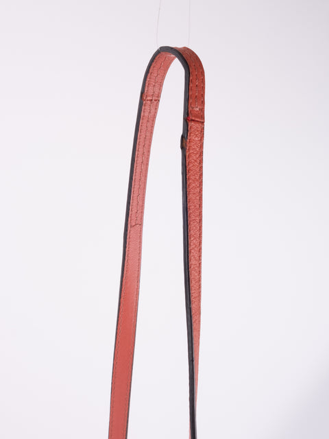 Coach Vintage Orange Leather Shoulder Bag