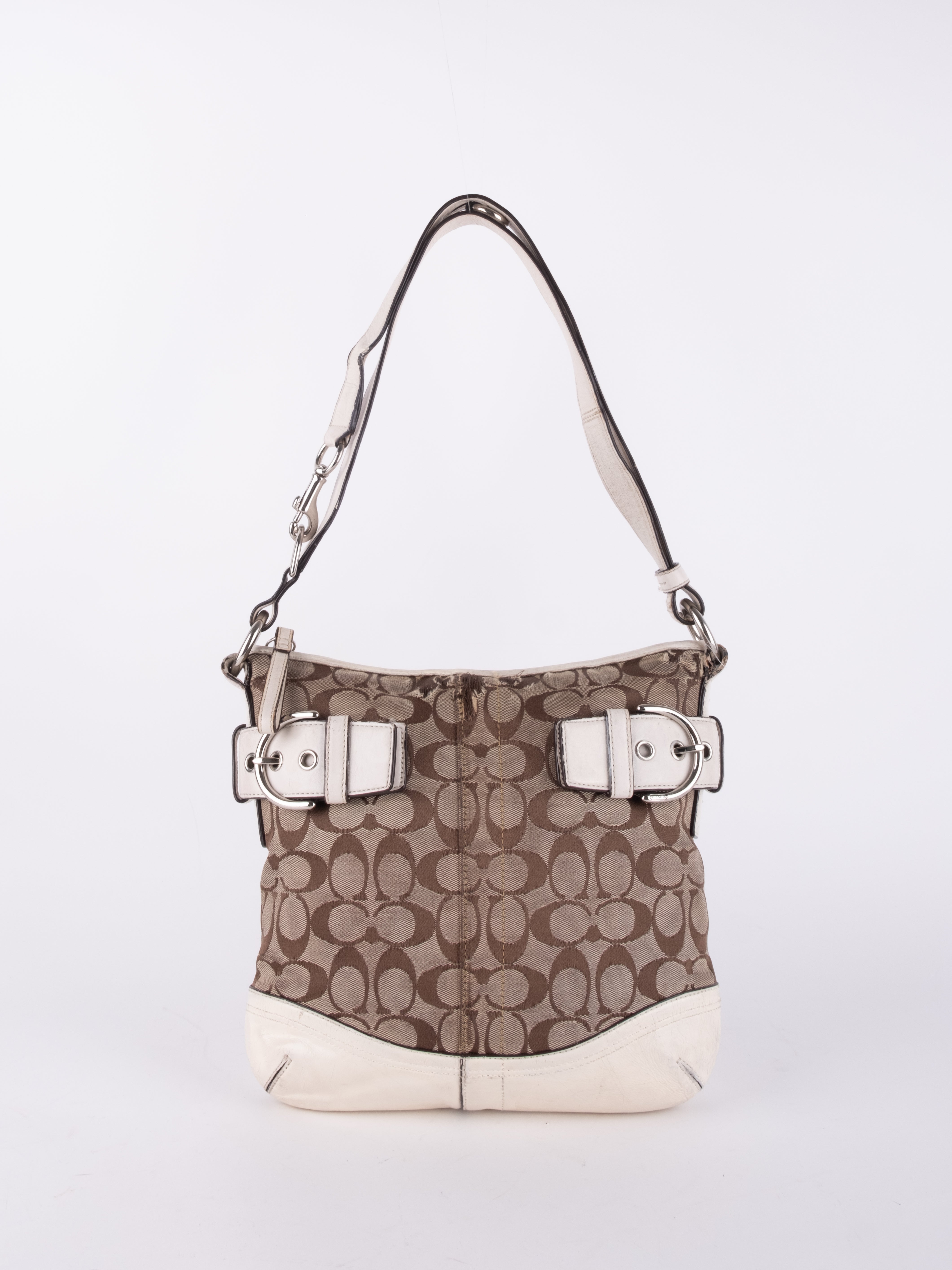 Coach Vintage Signature Buckle Shoulder Bag