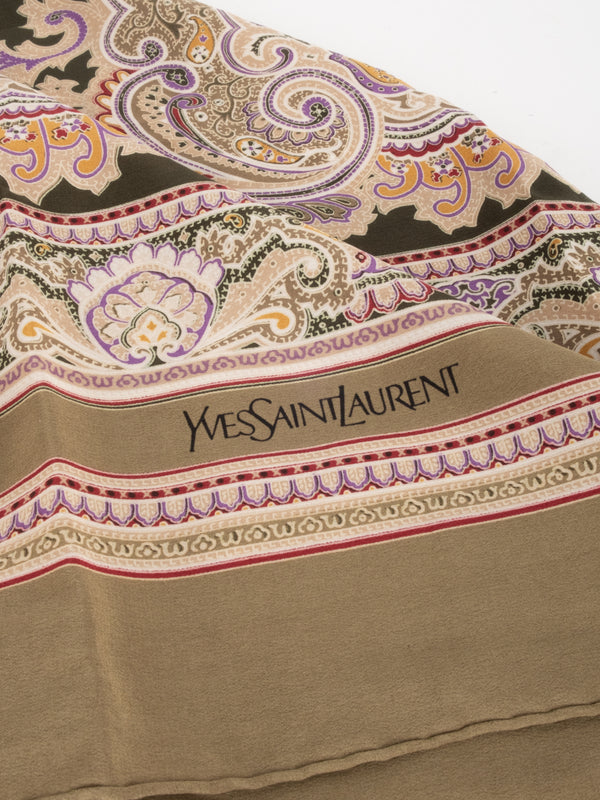 Saint Laurent Silk Scarf