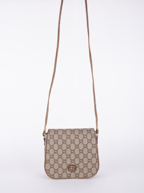 Gucci GG Vintage Beige Mini Crossbody Bag