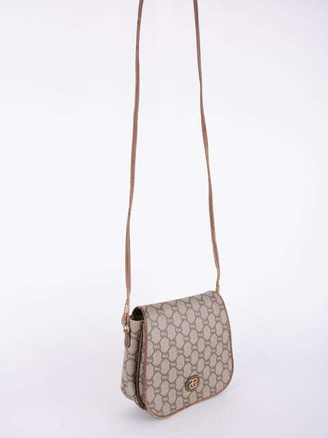 Gucci GG Vintage Beige Mini Crossbody Bag