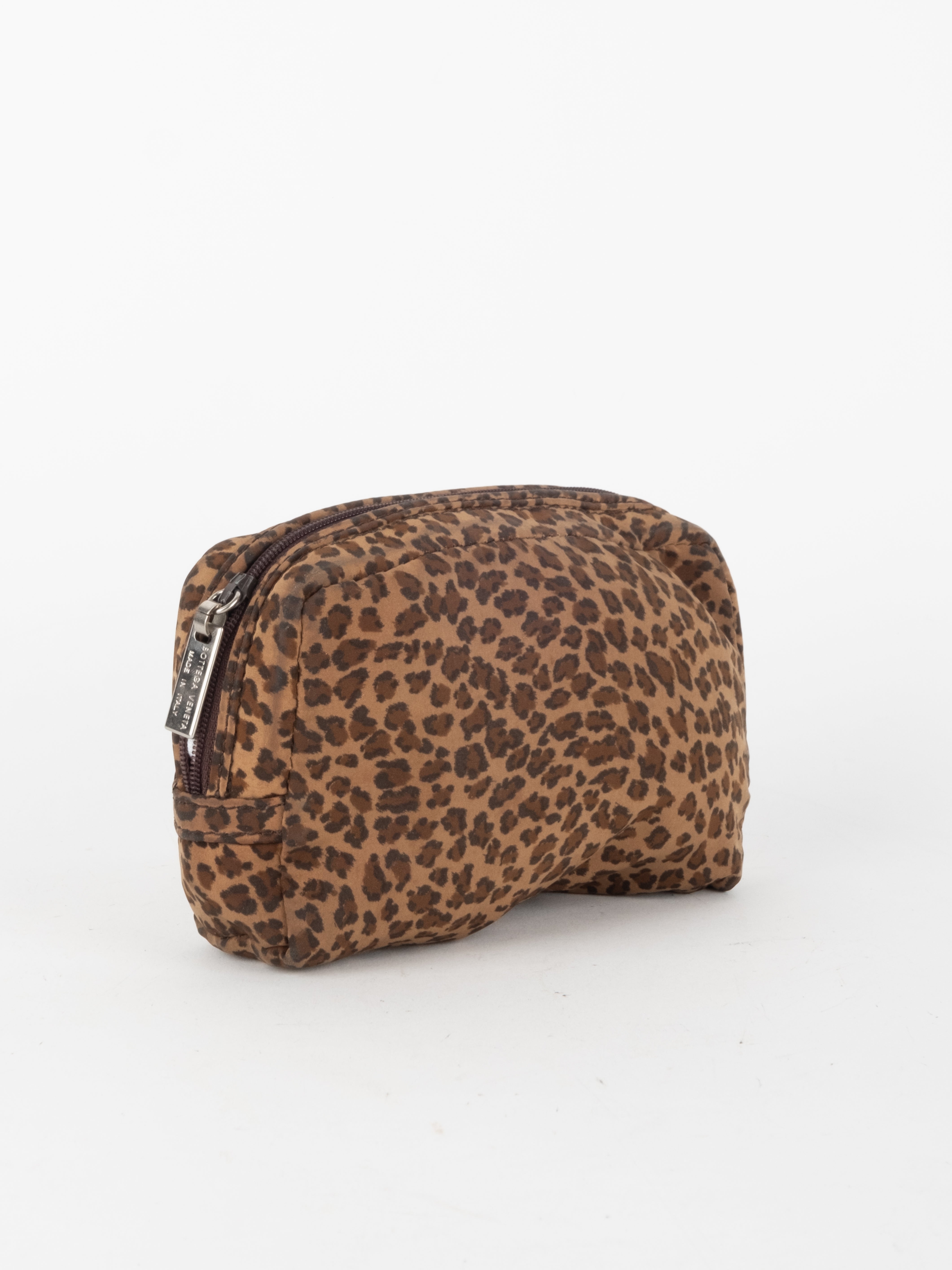 Bottega Veneta Leopard Cosmetic Pouch