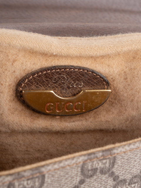 Gucci GG Vintage Beige Mini Crossbody Bag