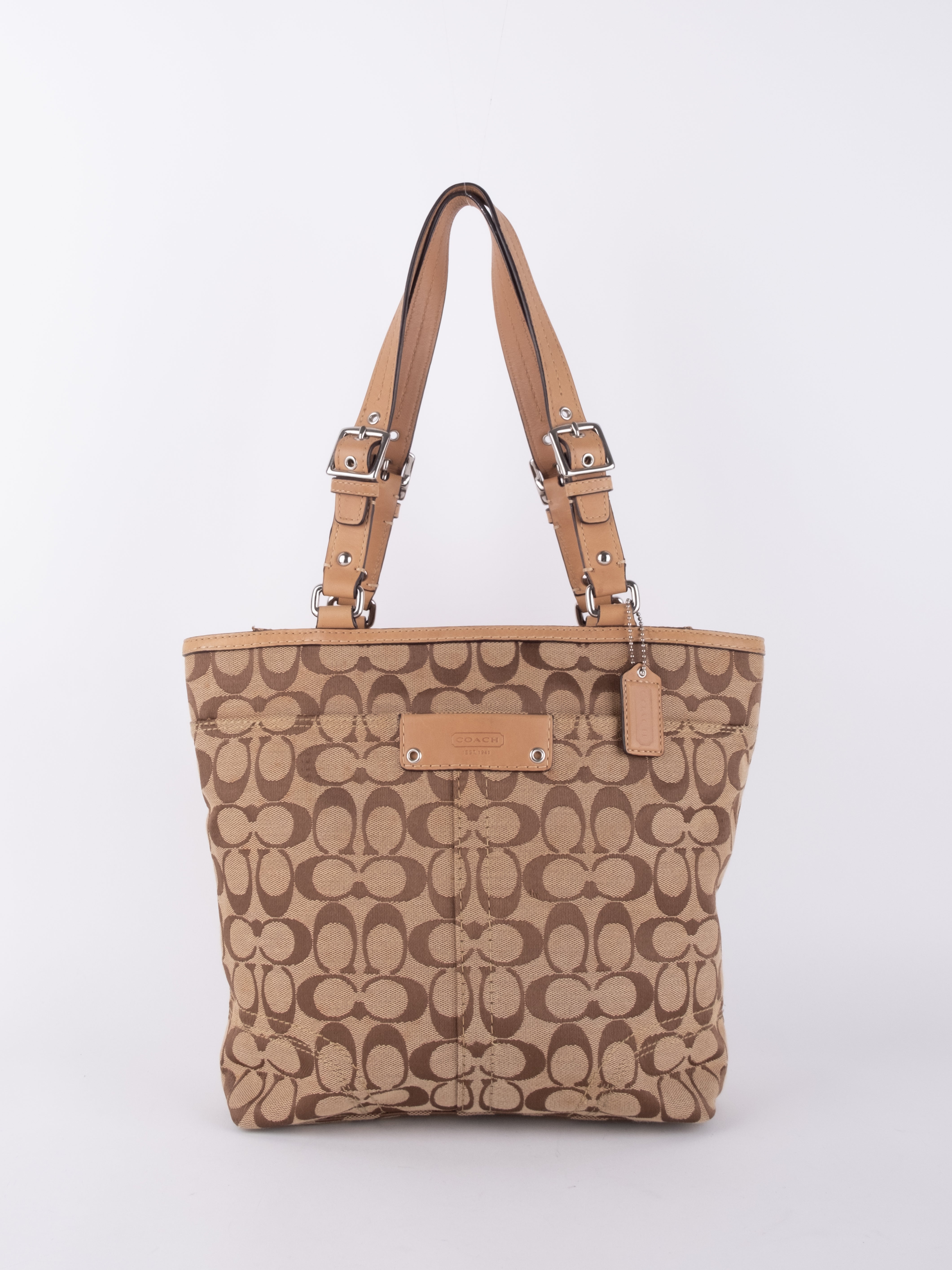 COACH Signature Mini Tote Bag