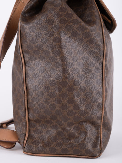 Celine Macadam Vintage Brown Bucket Bag