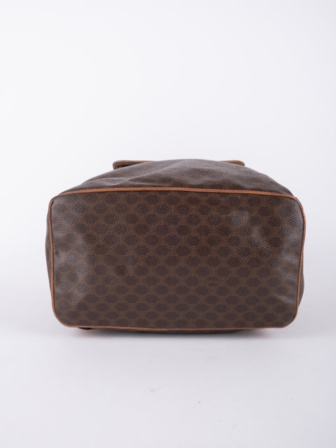 Celine Macadam Vintage Brown Bucket Bag