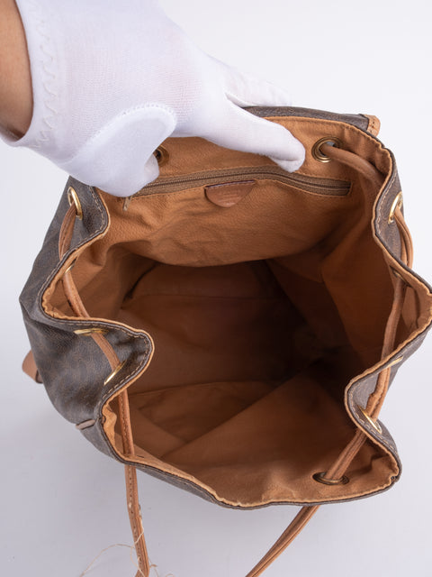 Celine Macadam Vintage Brown Bucket Bag