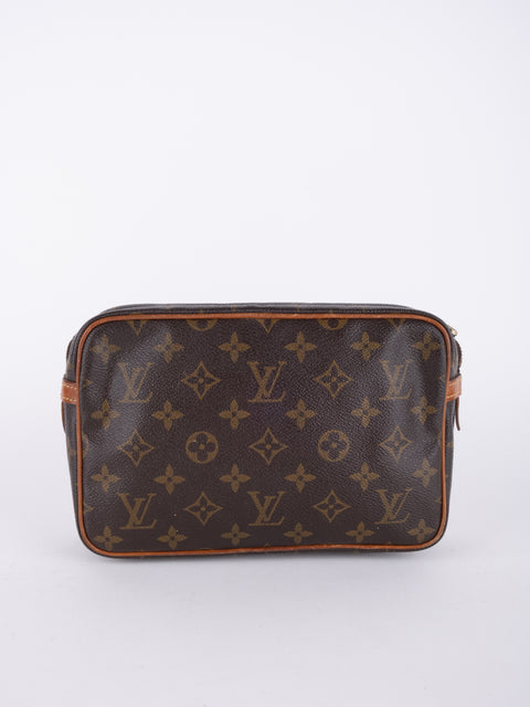 Louis Vuitton Vintage Monogram Compact Cosmetic Pouch