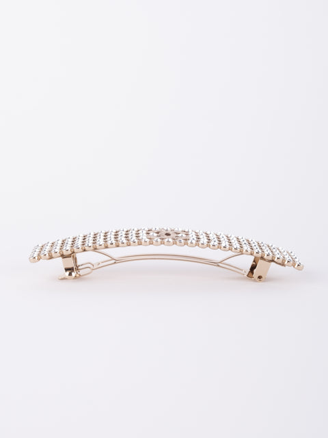 CHANEL Vintage Crystal Bar Brooch – Karl Lagerfeld Era 1990s–2000s סופר נדיר להשגה