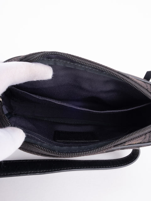 COACH Black Signature Belt Bag