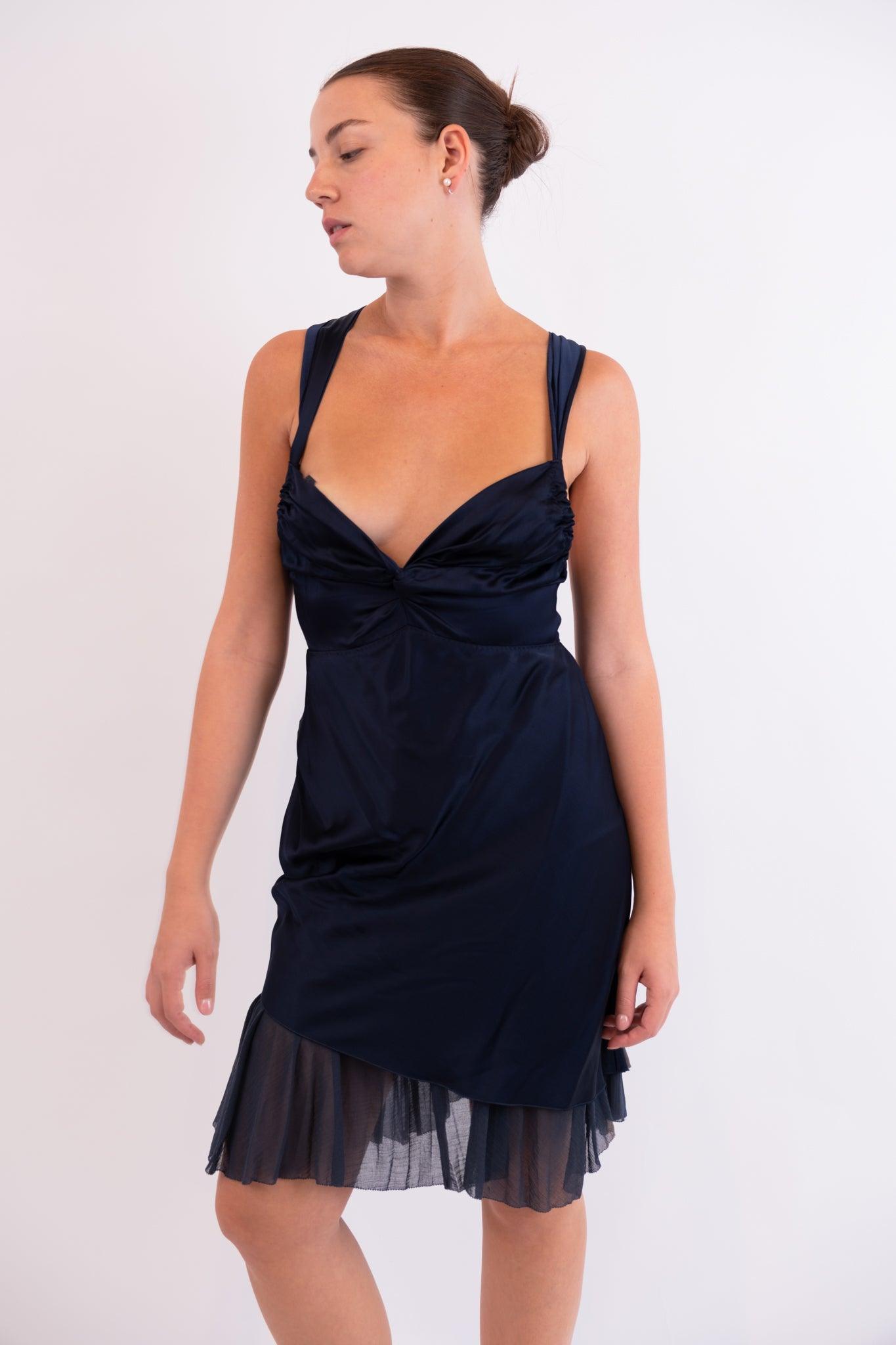 שמלה כחולה לואי ויטון - Volver