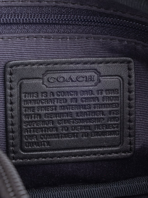 COACH Black Signature Belt Bag
