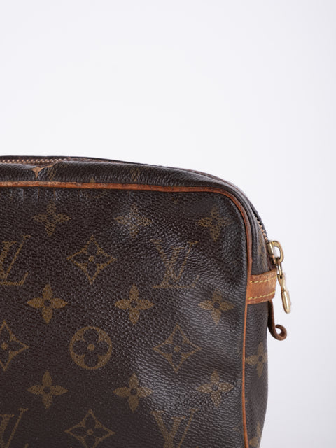 Louis Vuitton Vintage Monogram Compact Cosmetic Pouch