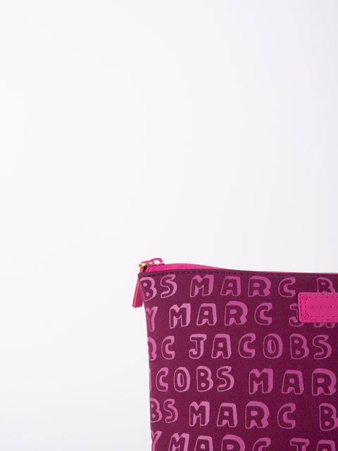 MARC JACOBS Vintage Magenta Monogram Pouch