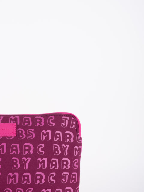 MARC JACOBS Vintage Magenta Monogram Pouch