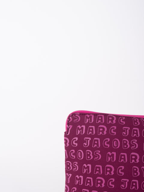 MARC JACOBS Vintage Magenta Monogram Pouch