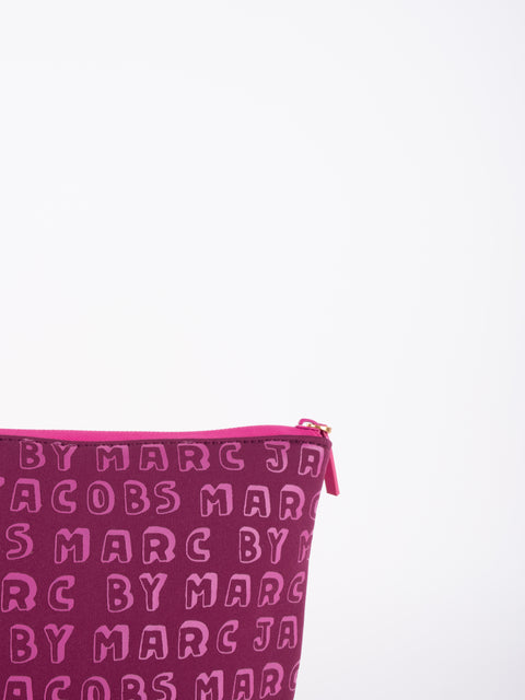 MARC JACOBS Vintage Magenta Monogram Pouch