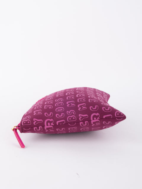 MARC JACOBS Vintage Magenta Monogram Pouch