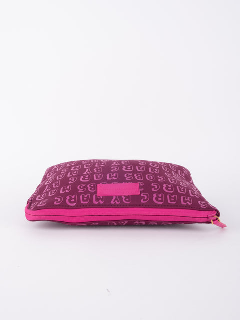 MARC JACOBS Vintage Magenta Monogram Pouch