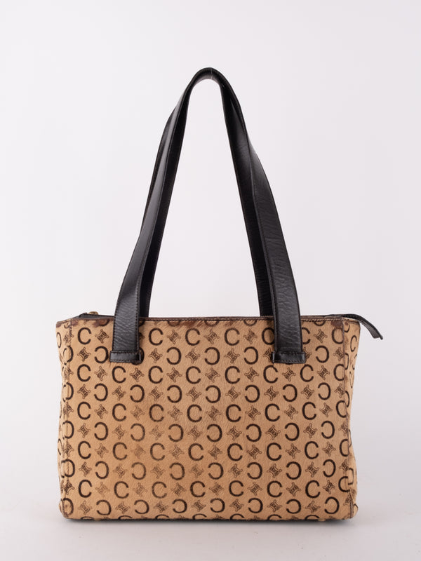 Celine Faux Fur Monogram Tote Bag