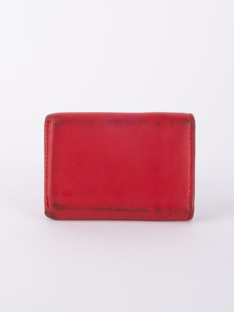 Balenciaga Mini Papier Wallet Red