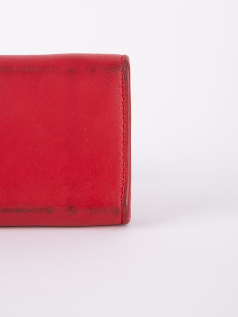 Balenciaga Mini Papier Wallet Red