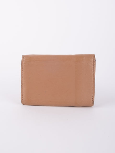 Balenciaga Mini Papier Wallet Nude