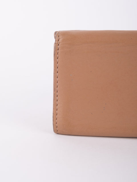 Balenciaga Mini Papier Wallet Nude