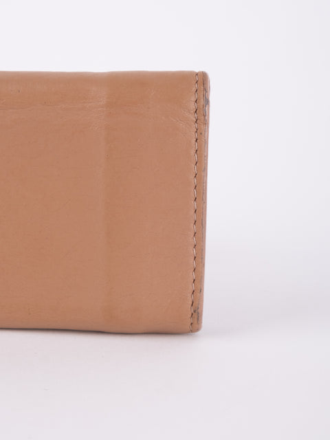 Balenciaga Mini Papier Wallet Nude